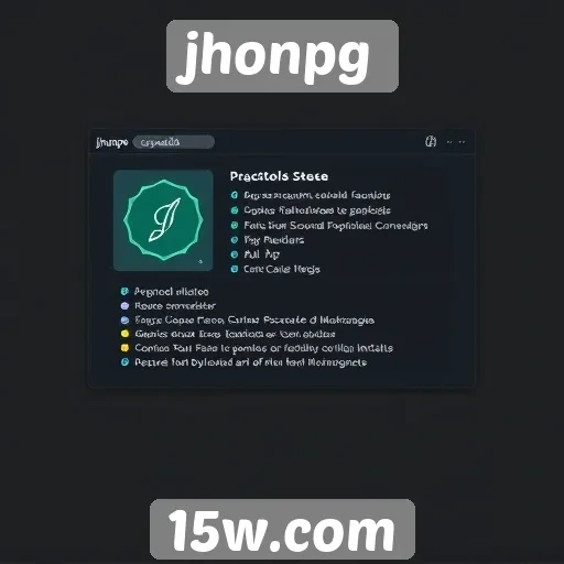 interface do usuário do jhonpg recebe atualizações significativas